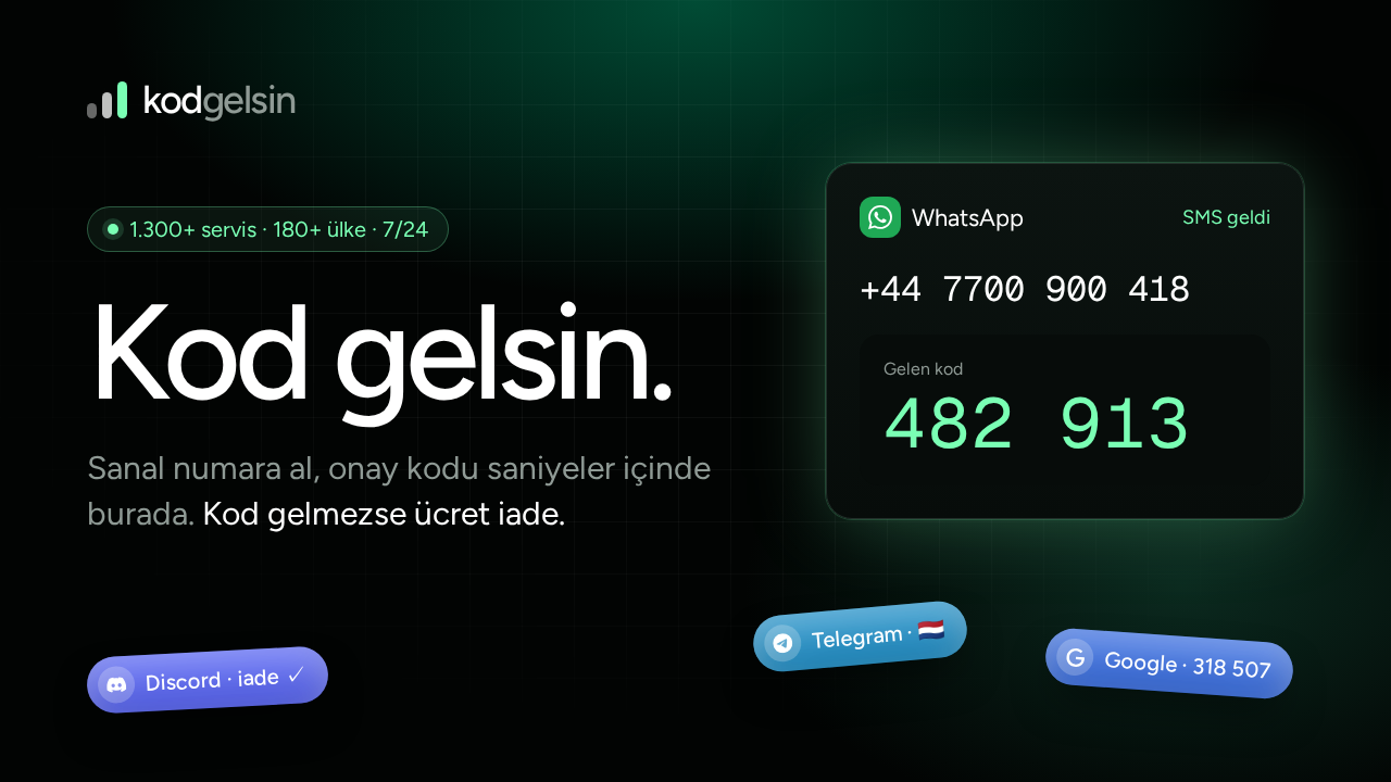 KodGelsin Telegram botu: kod gelsin